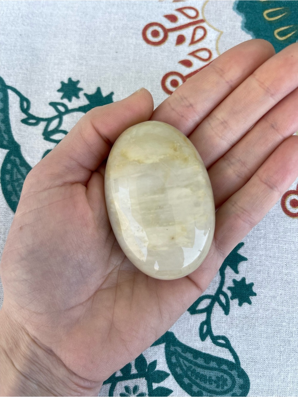 Yellow Aventurine Palm Sized Stone Polished